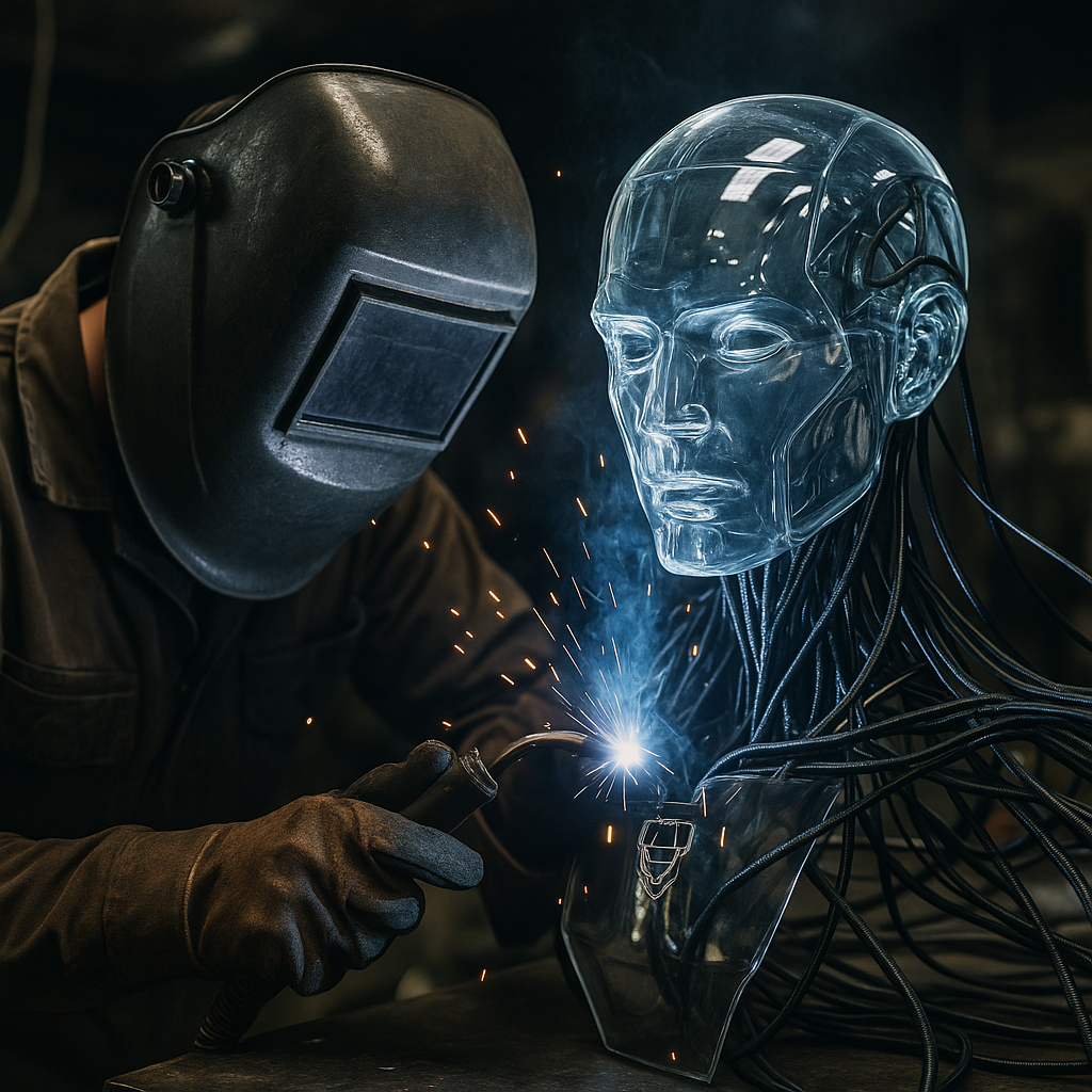 Man working on AI, Created in ChatGPTv5.1